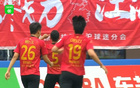 兰州胜杭州，梅景轩、吾麦尔建功，终结七轮不胜。